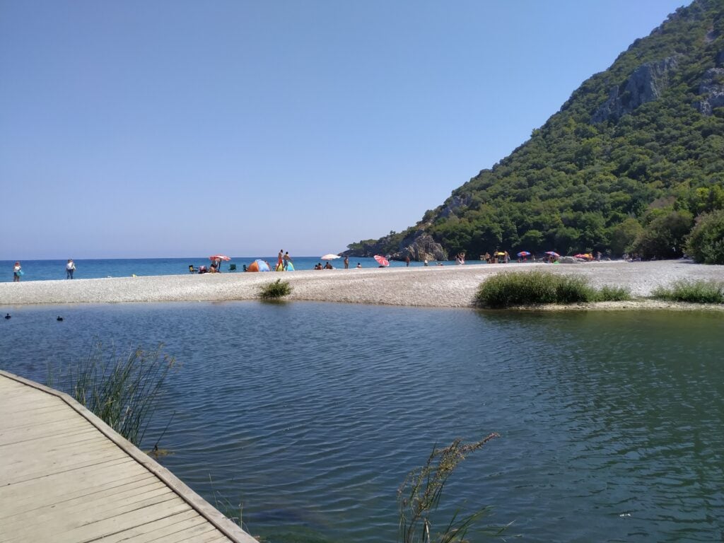 Olimpos Antik Kenti plajı