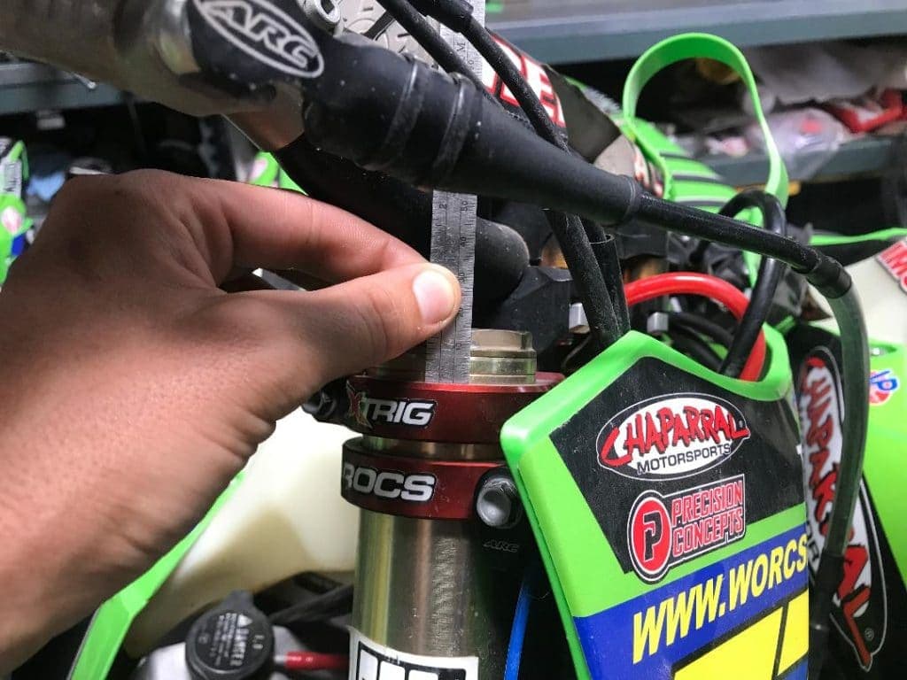 precision concepts rear shock suspension fork height adjustment clicker