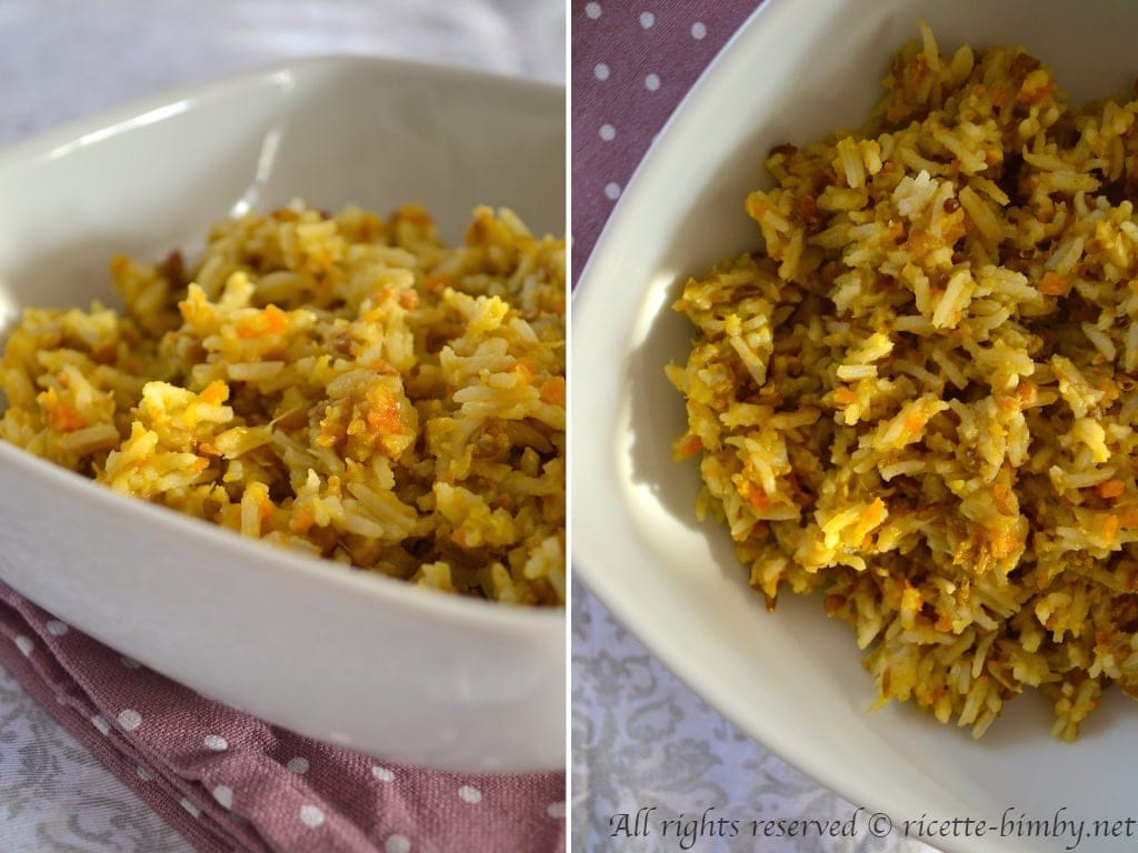 Insalata di riso basmati e lenticchie Bimby