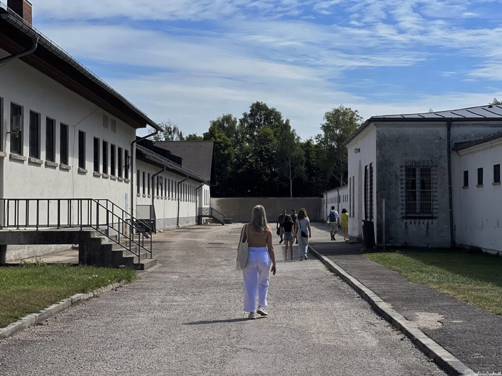 prison area of Dachau concentration camp