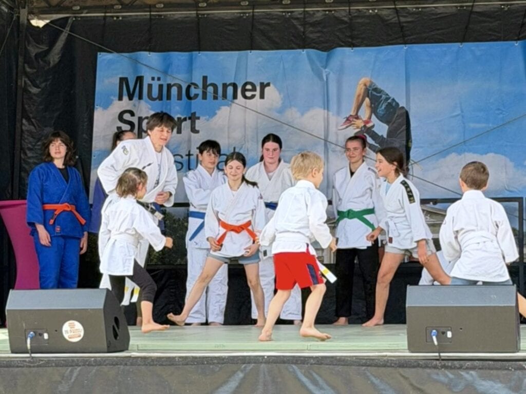 Der Münchner Judoverein auf dem Sportfestival am Königsplatz