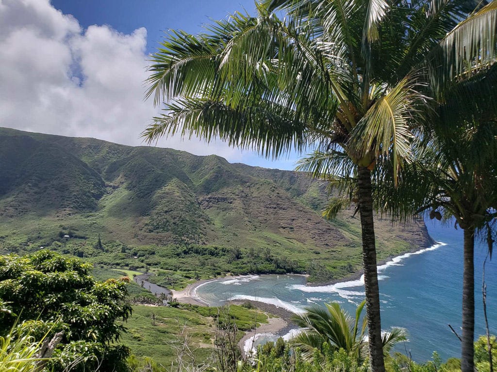 halawa valley views from above