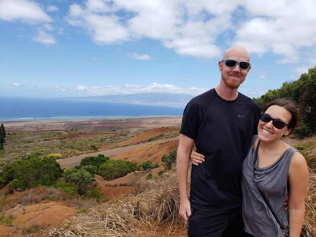 couple photo from lanai day trip