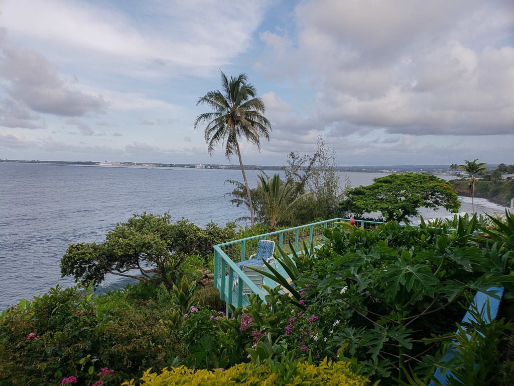 Hale Kai Hawaii Bed and Breakfast airbnb in hilo view