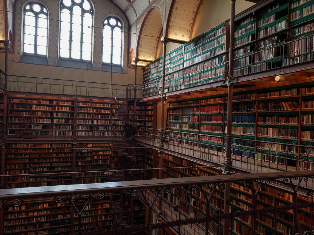 Rijksmuseum library in amsterdam