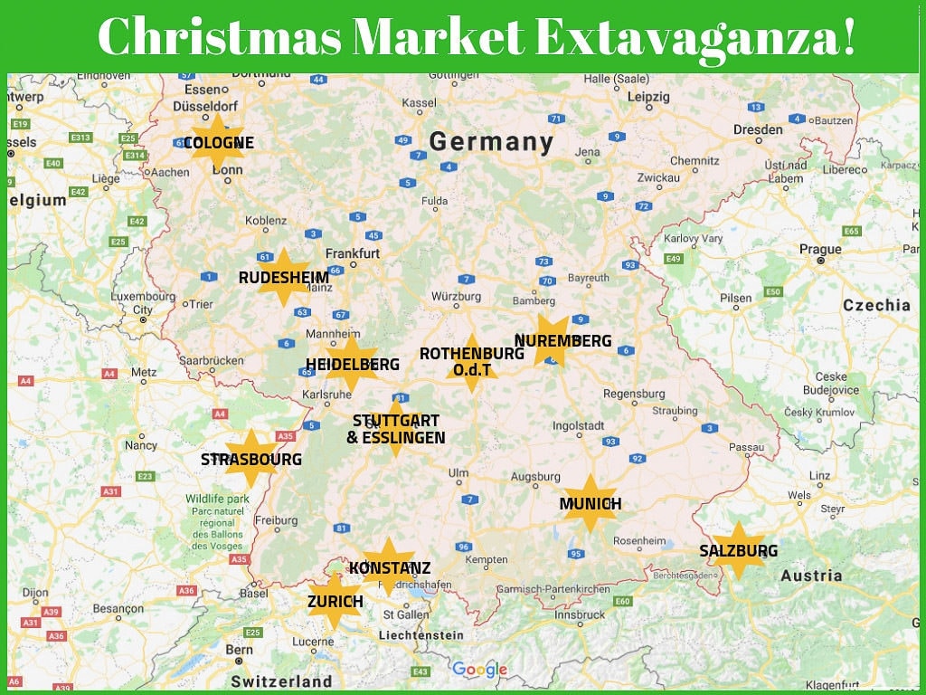 map of christmas markets in germany