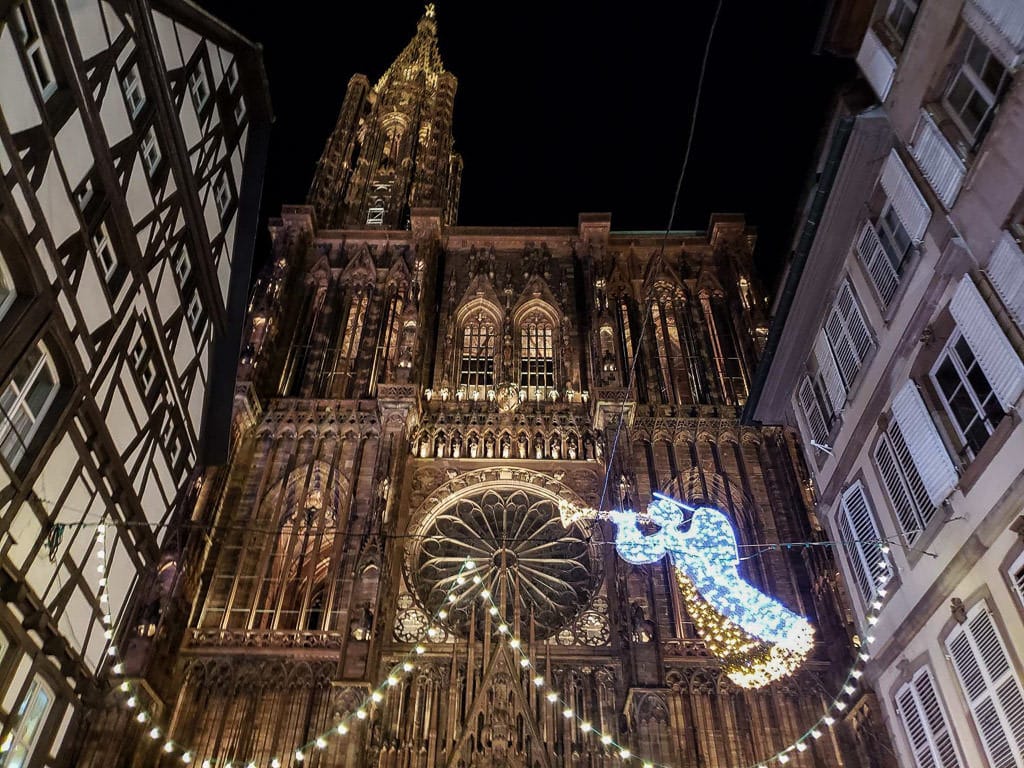 christmas markets in strasbourg cathedral