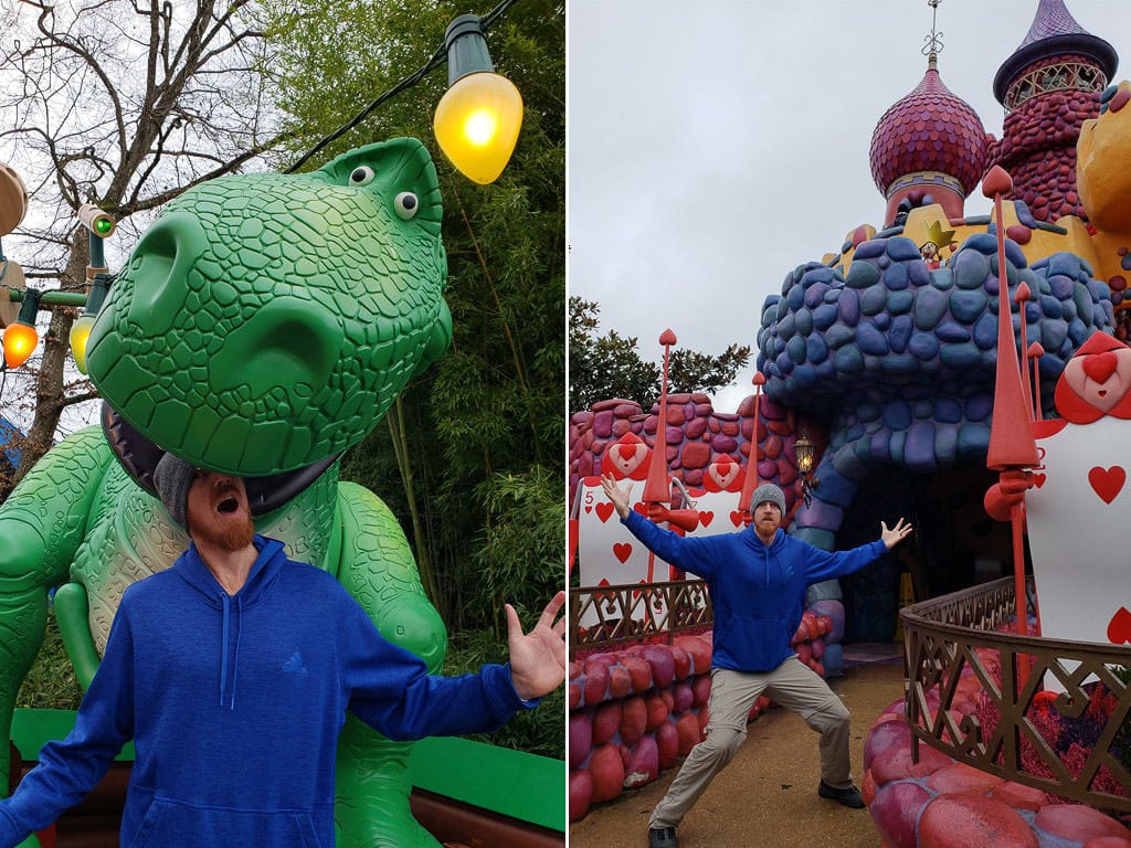 funny poses at disneyland paris