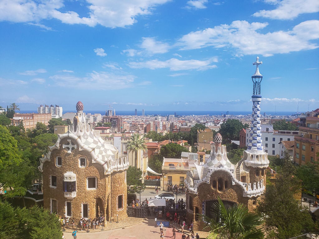 barcelona layover - park guell