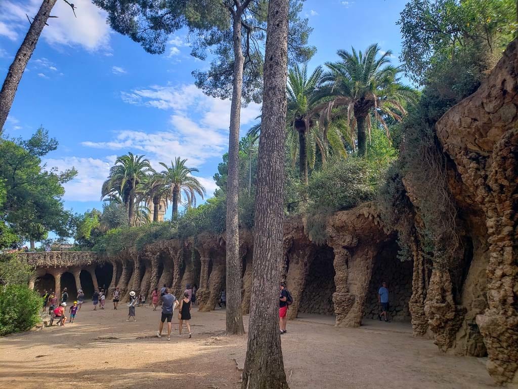 barcelona layover - park guell