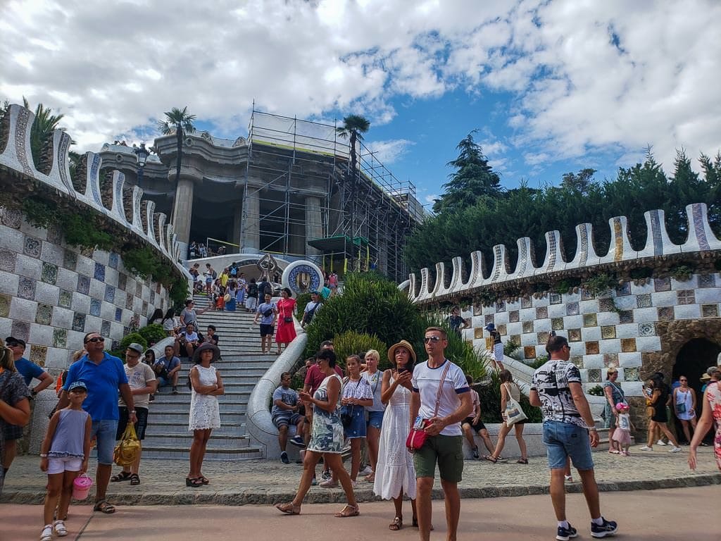 barcelona layover - park guell