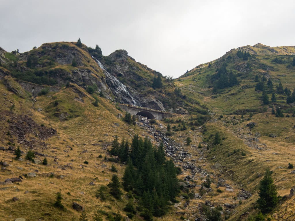 Transfagaren Highway in romania