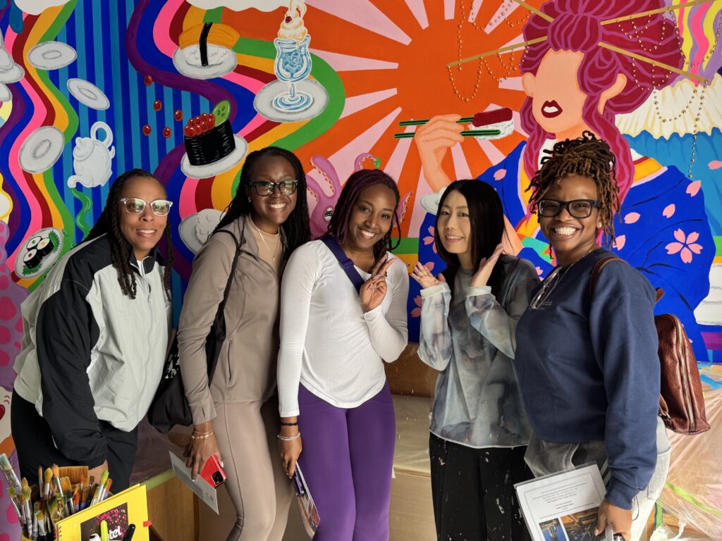 Traveling Black Women Network with Artist in Residence Park Hotel Tokyo