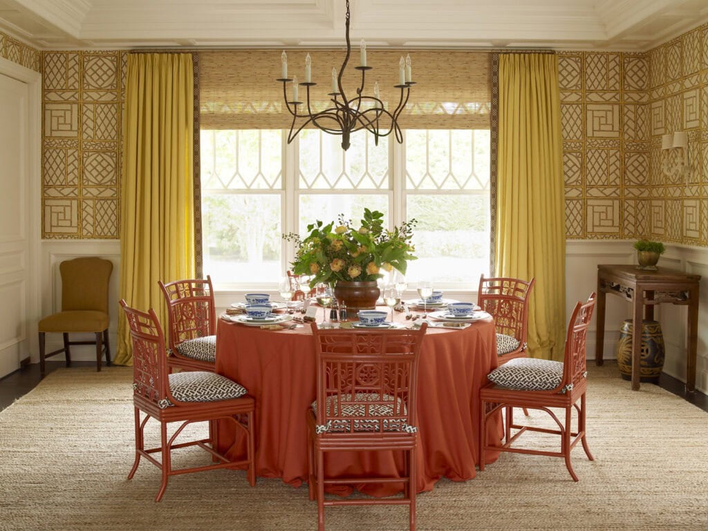 Meg Braff Designs Southampton home dining room