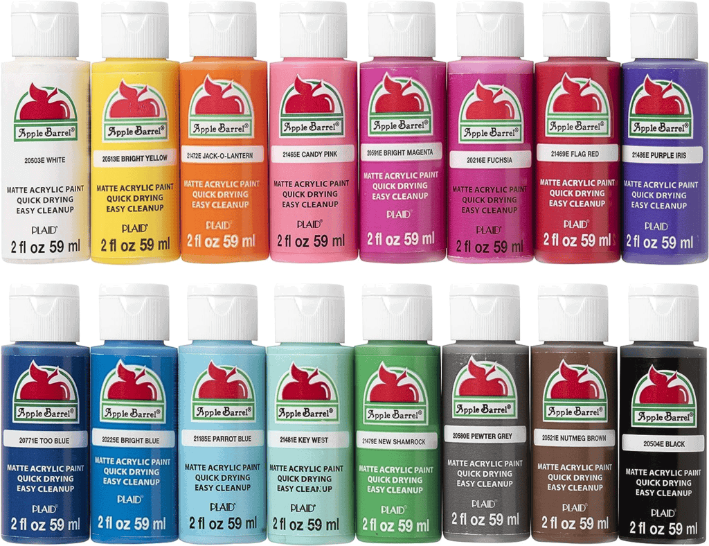 acrylic paint set