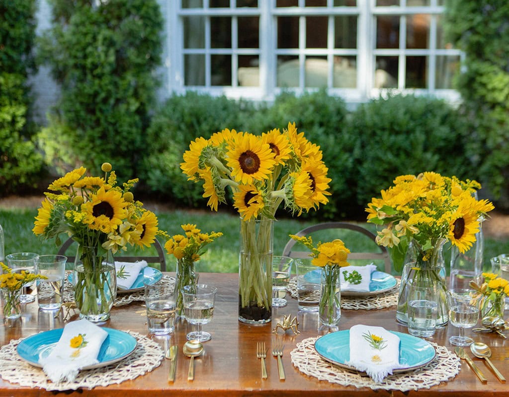 summer entertaining al fresco dining