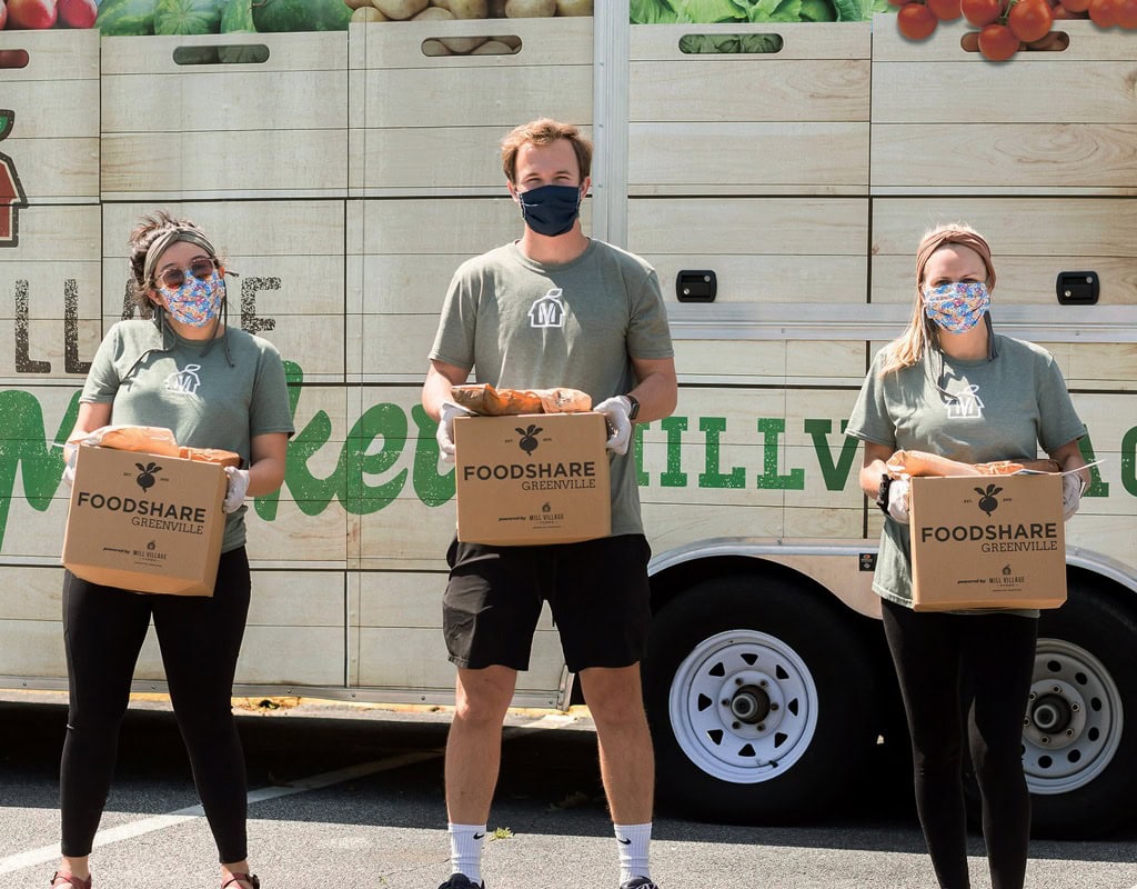 greenville sc foodshare mill village farms