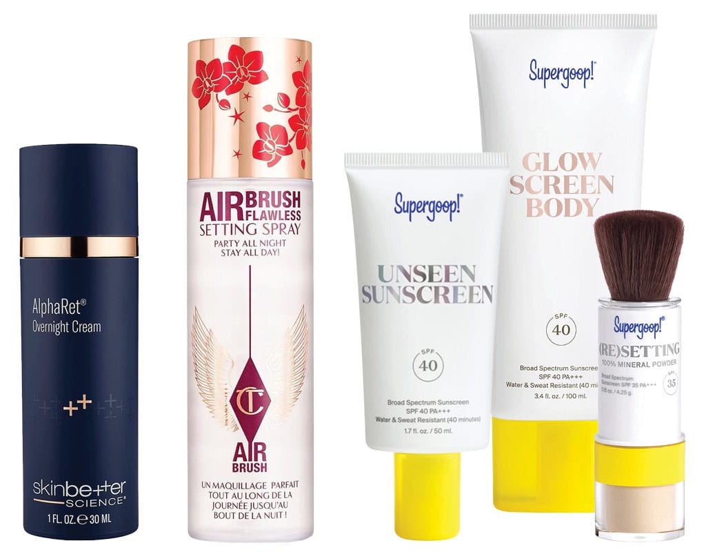 beauty picks: retinoid, setting spray, and sunscreens