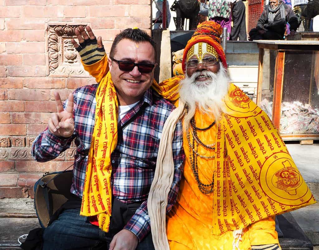 Holy man in Nepal