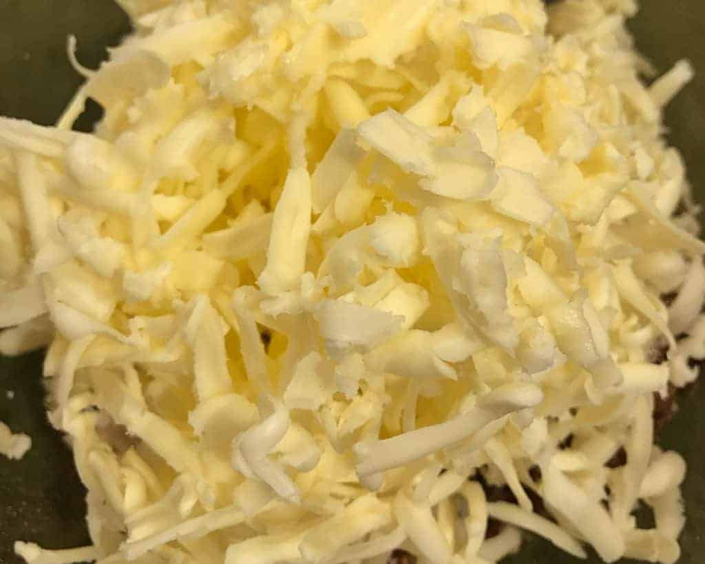 Grated butter