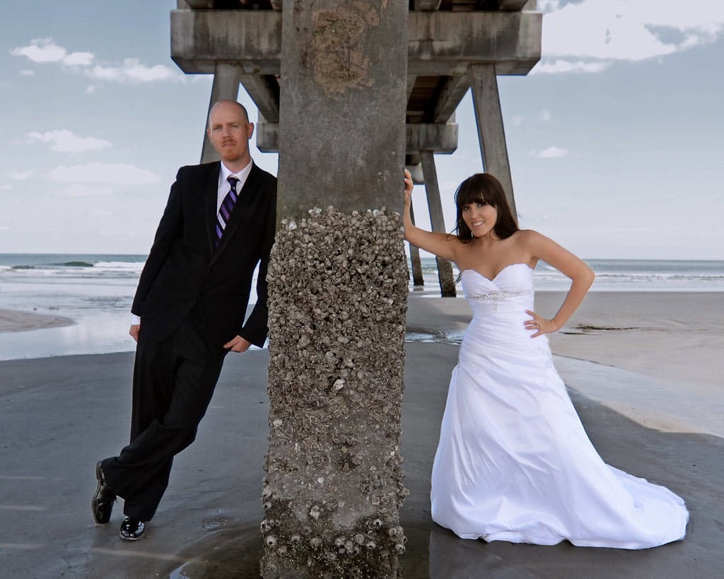 Florida beach wedding photo