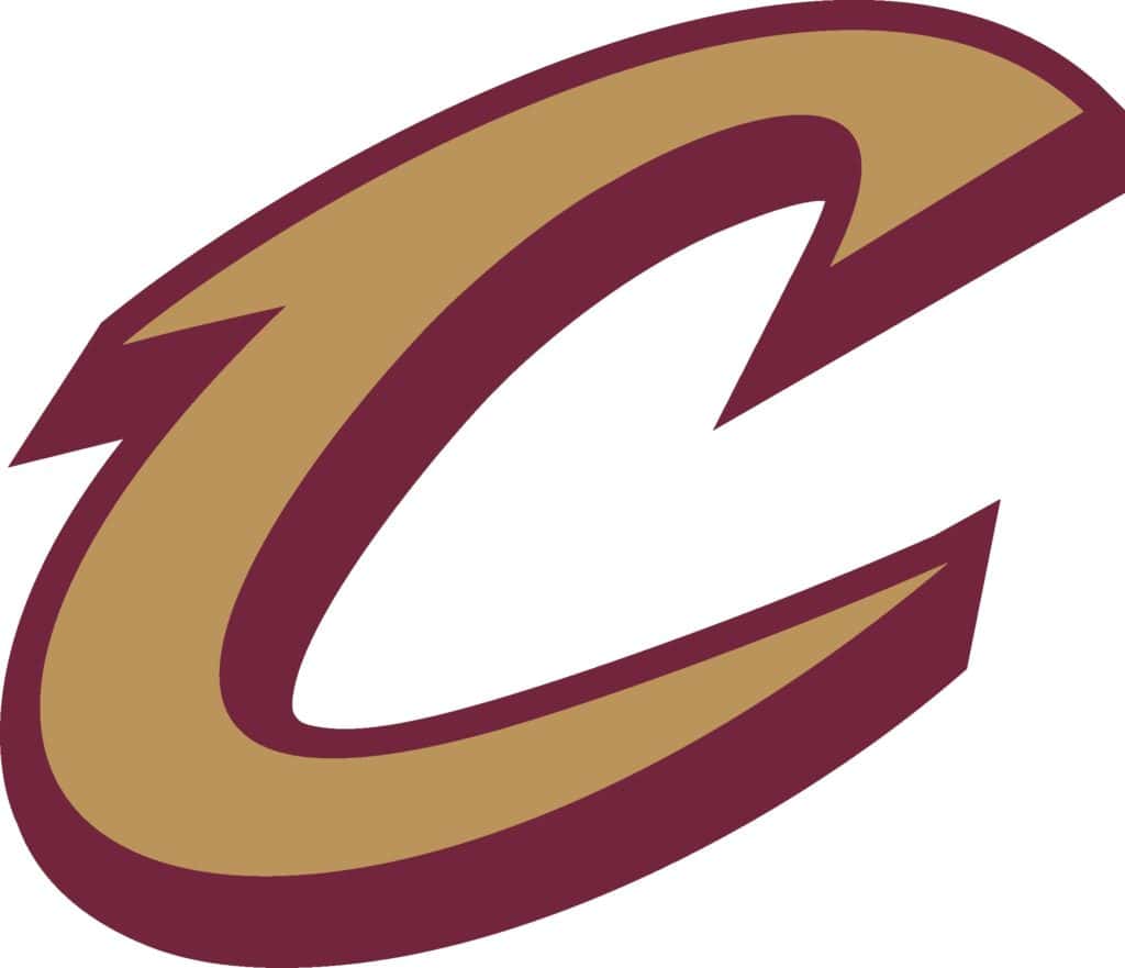 New Cavs logos emphasize gold and wine colors, drops navy