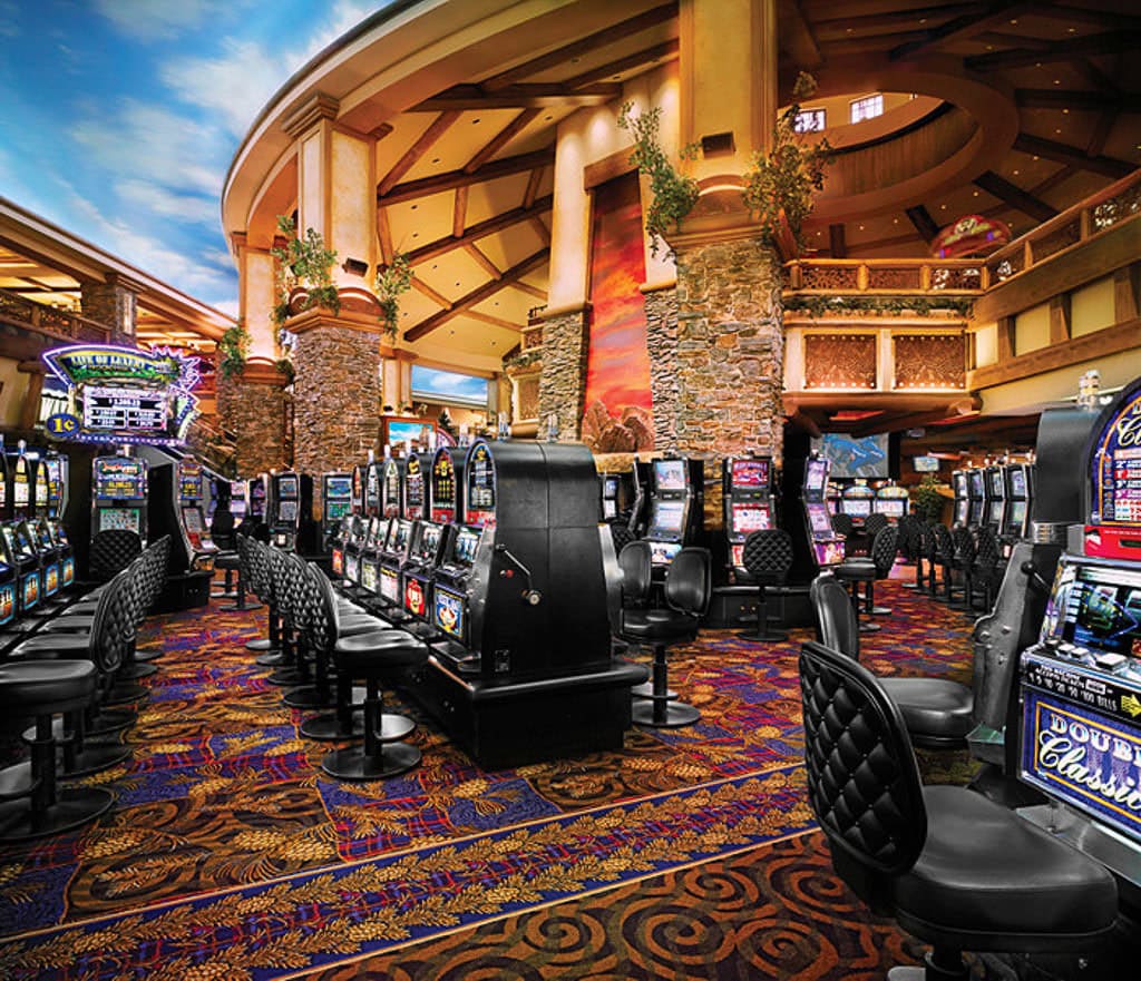 Gaming area with plenty of slot machines at the Ameristar Black Hawk