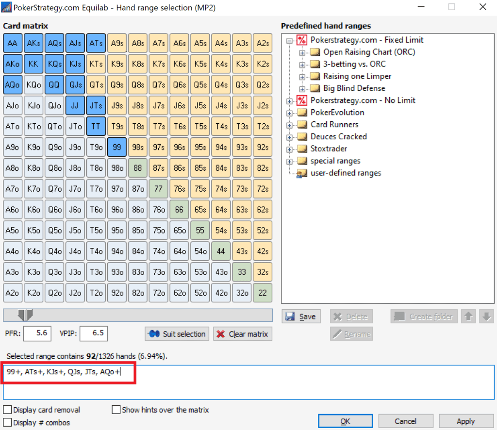 poker equilab software