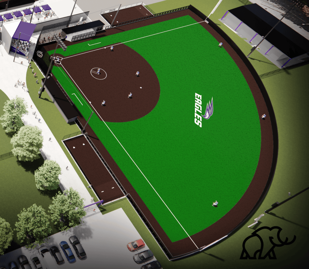 Softball Field Rendering