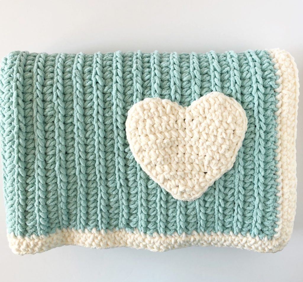Mandy's Crochet Heart Blanket