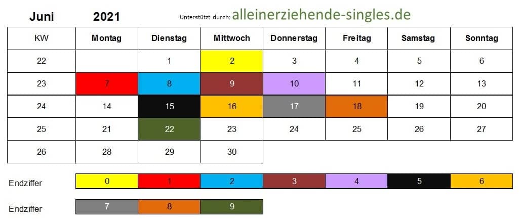 Kindergeld Ausyahlungstermine Juni 2021