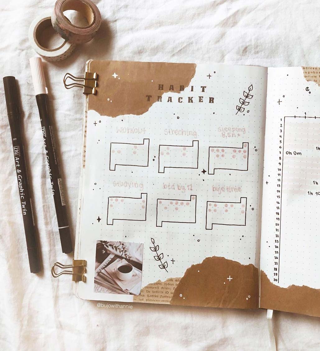 14 Creative Habit Tracker Bullet Journal Ideas to Inspire You