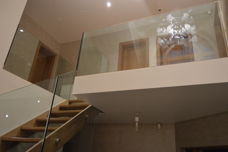 Rampe en verre