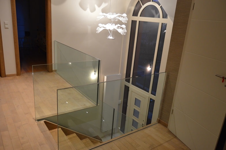 Rampe en verre