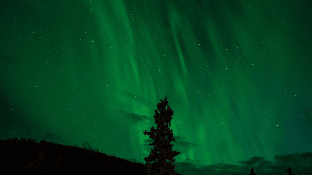 Northern Lights at the Dark Sky Park in Michigan