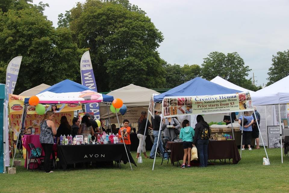 Brantford Kinsmen Ribfest market place vendor