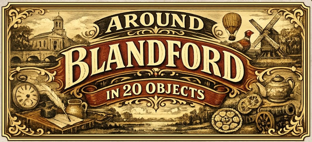 Around Blandford in 20 objects heading