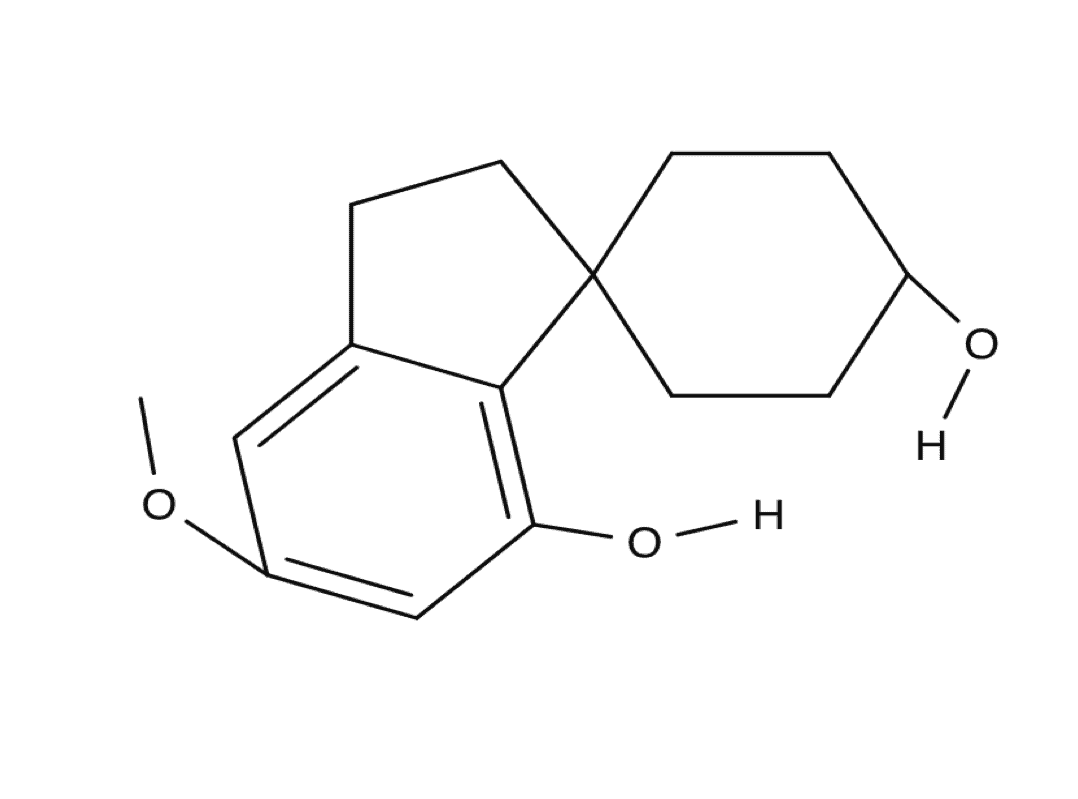 Cannabispiranol chemical structure