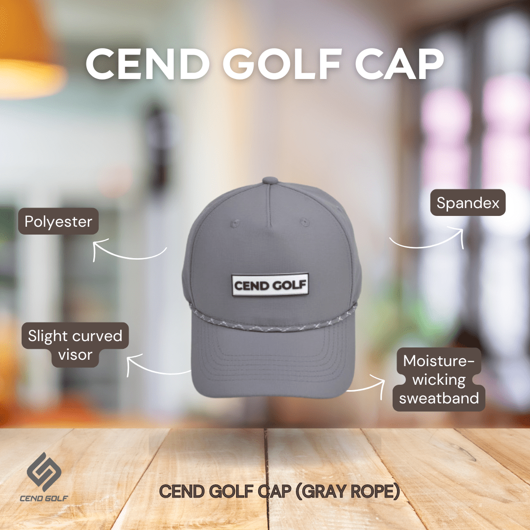 CEND GOLF CAP (Silver Rope)