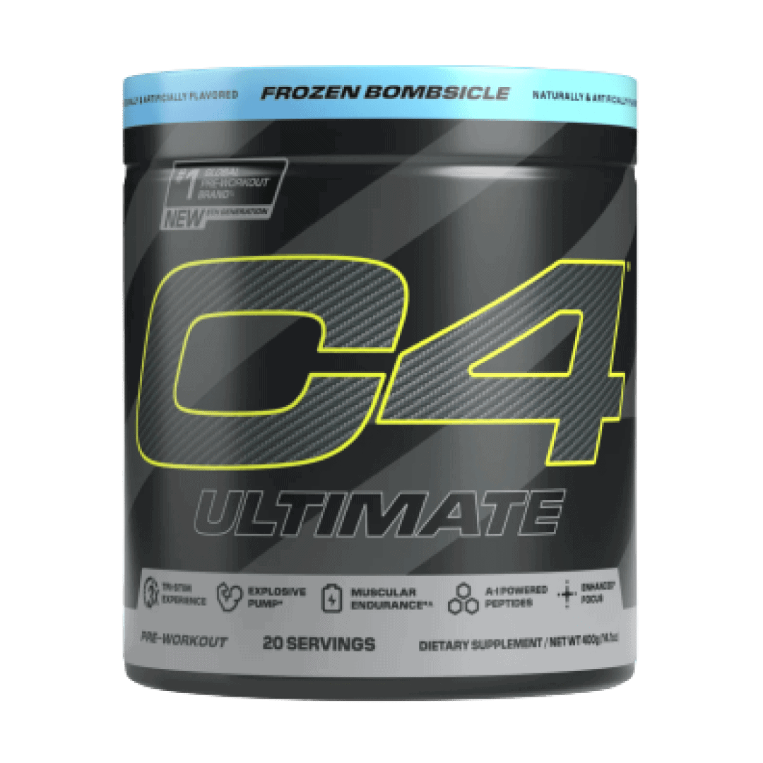 C4 Ultimate Pre Workout Powder FROZEN BOMBSICLE.