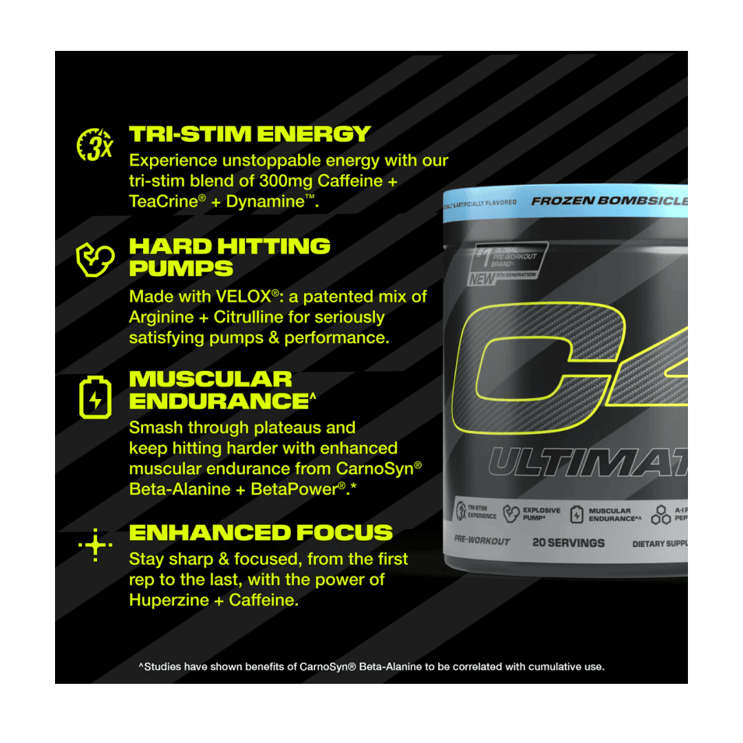 C4 Ultimate Pre Workout Powder