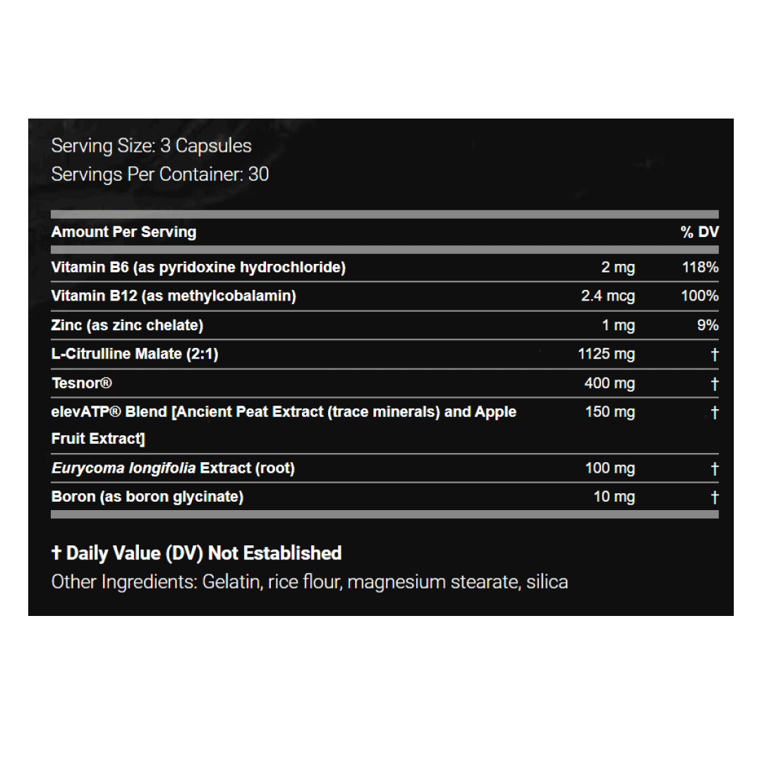 Nugenix® Total T Supp Facts