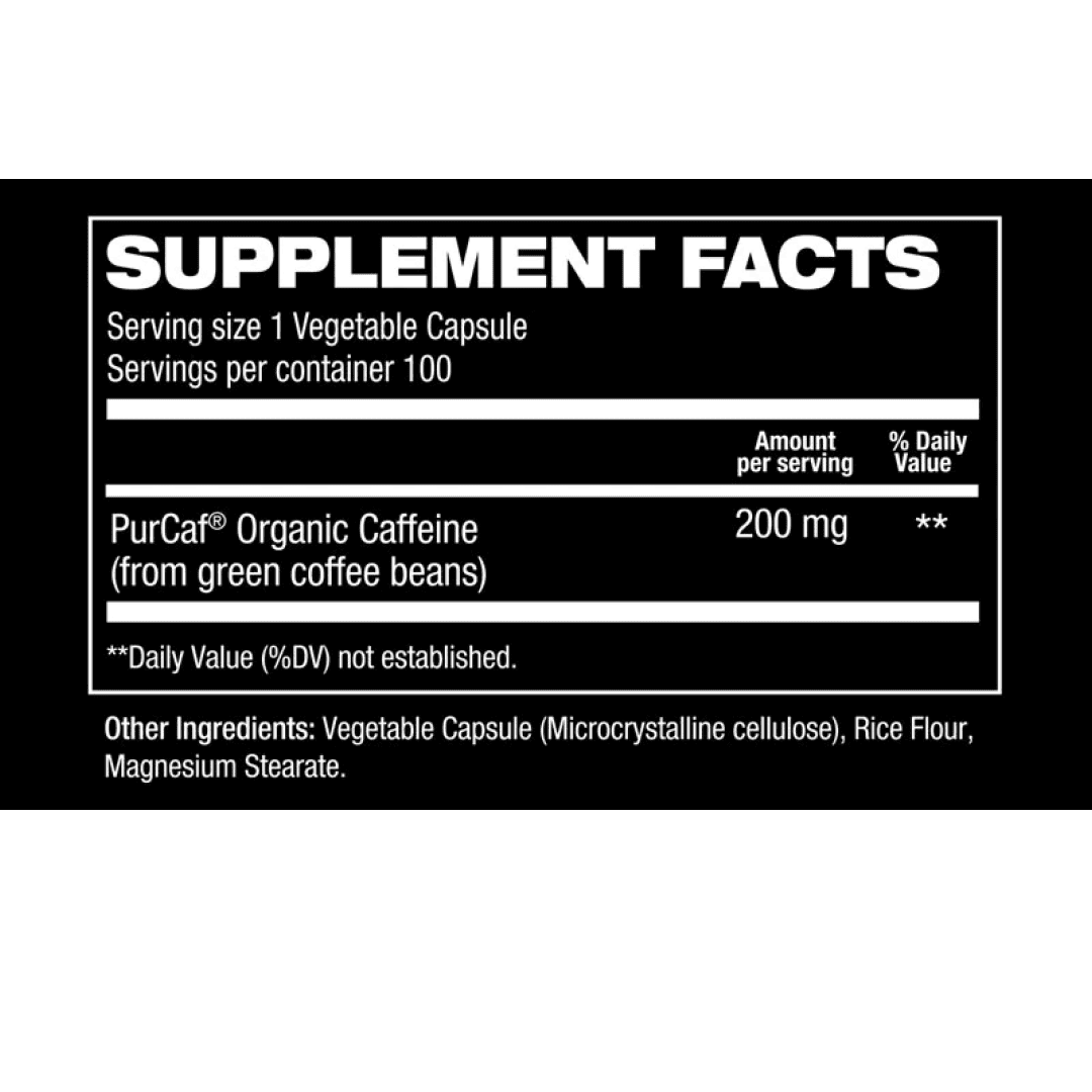 PURCAF ORGANIC CAFFEINE HOSSTILE SUPP