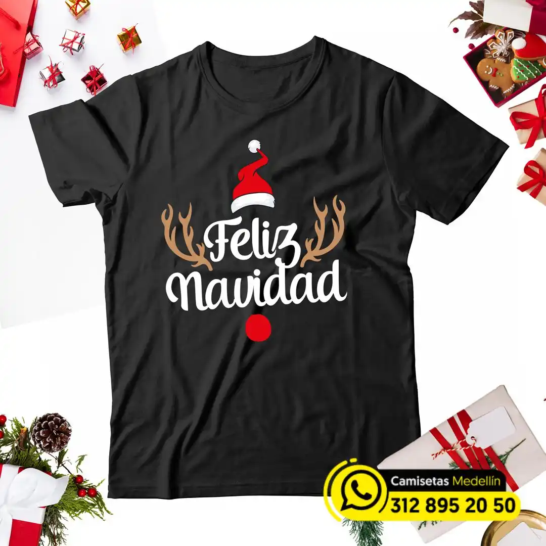 estampado navideño en camisetas medellin