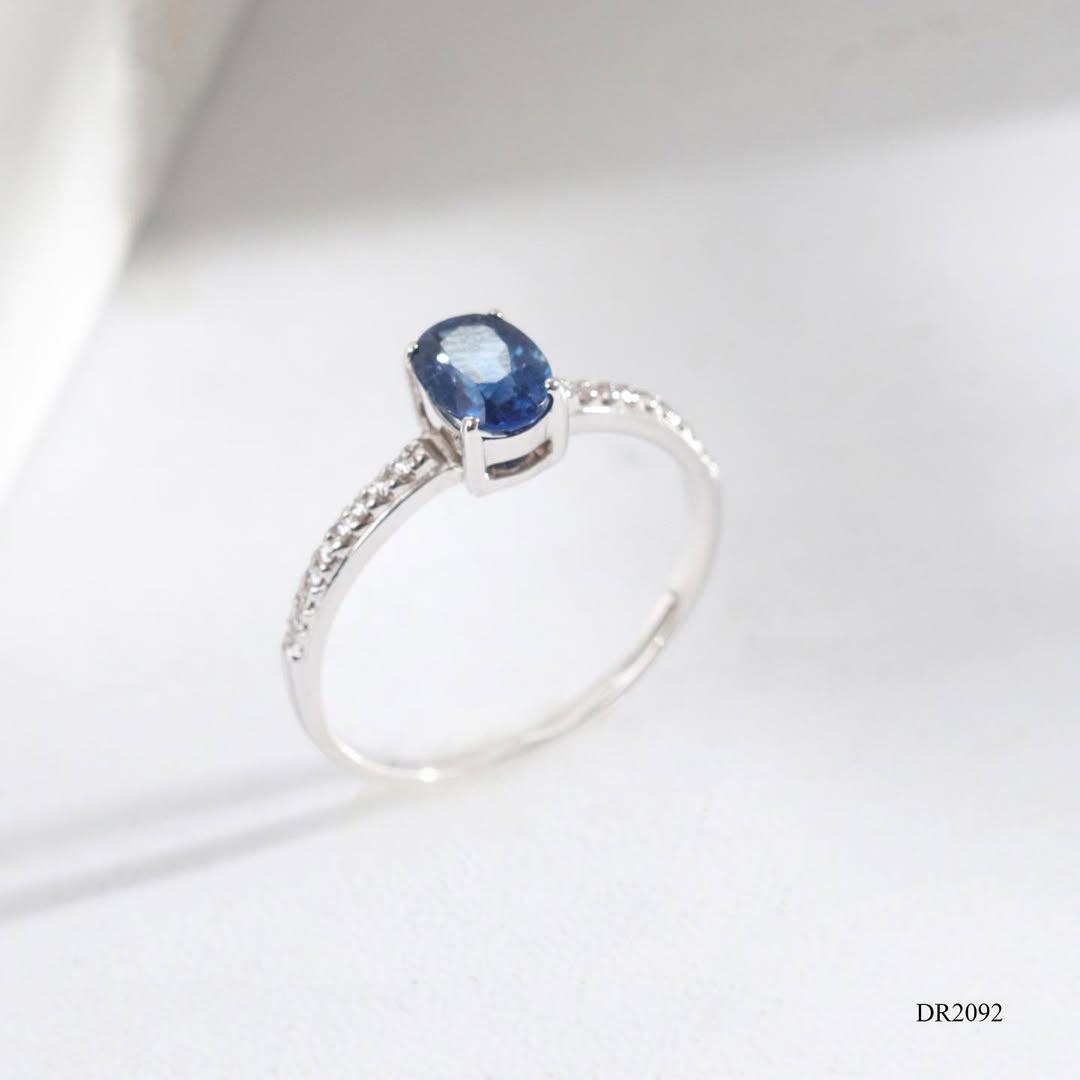 cincin permata safir biru