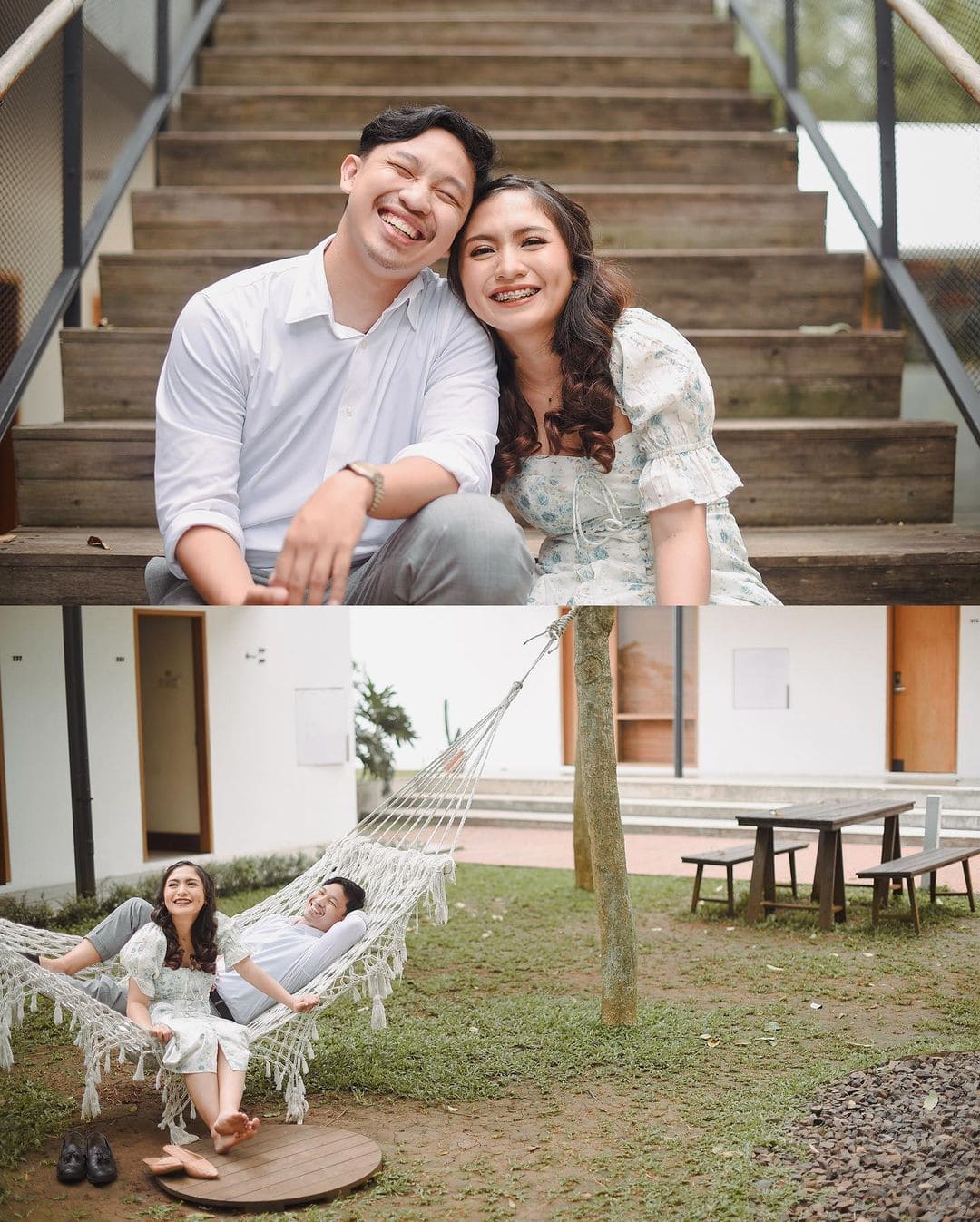 Konsep prewedding casual outdoor sederhana