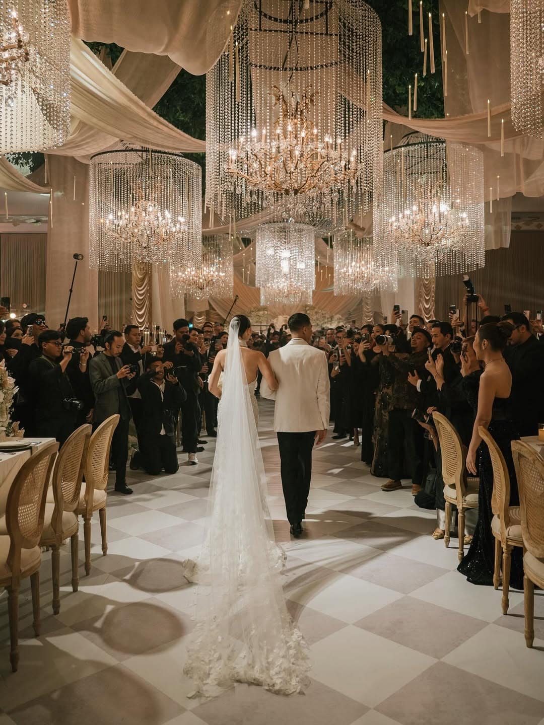 resepsi pernikahan Alyssa dan Al Ghazali