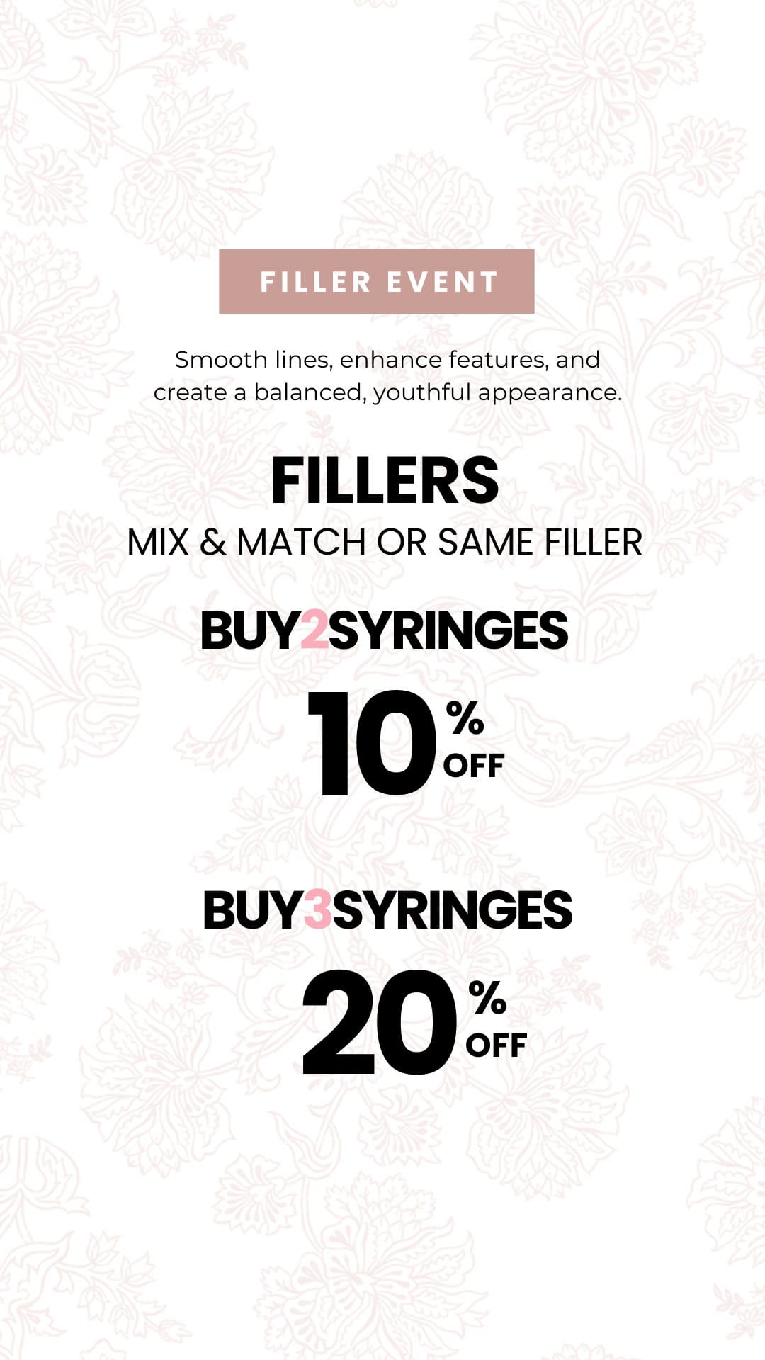 Filler Specials Rancho Cucamonga | Dermal Filler Discounts Inland Empire Dermal filler promotion at Gemini Plastic Surgery offering discounts on multiple syringes in Rancho Cucamonga.