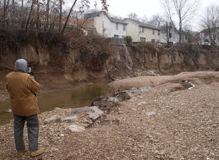 Keeping some houses out of the river today.