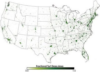 Impacts of lawns in the United States.